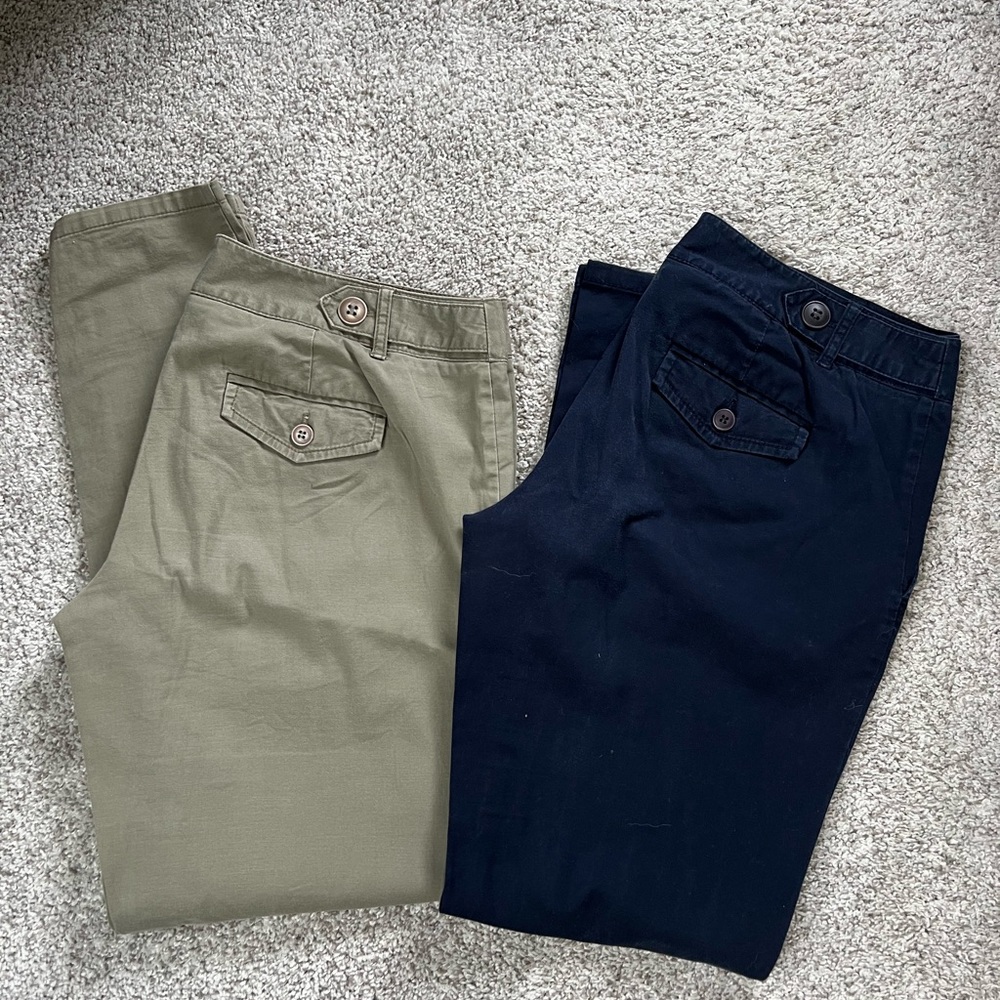 Two Pair Soft, Casual Ankle Pants - image 1